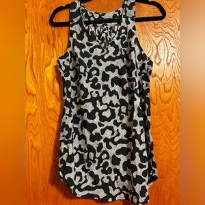 Vintage early 2000s flowy tunic length tank
